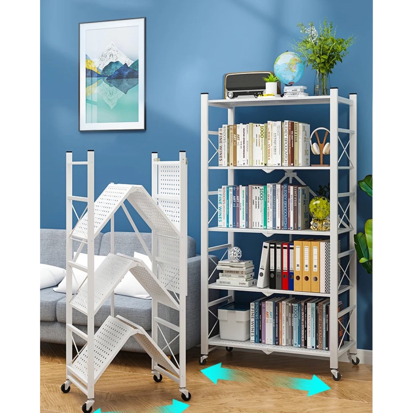 FOLDABLE STORAGE RACK