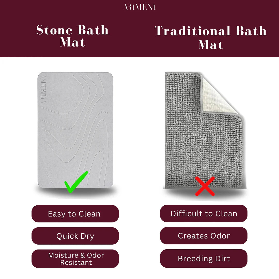 STONE BATH MAT