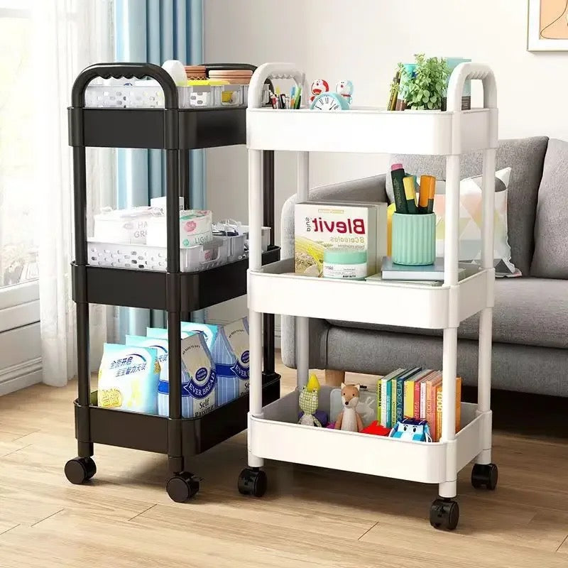 3-TIER ROLLING CART