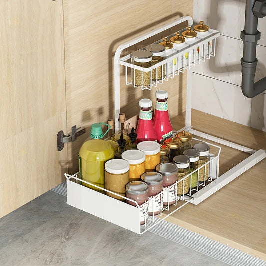 MULTI-PURPOSE RACK WITH SLIDE TRAY