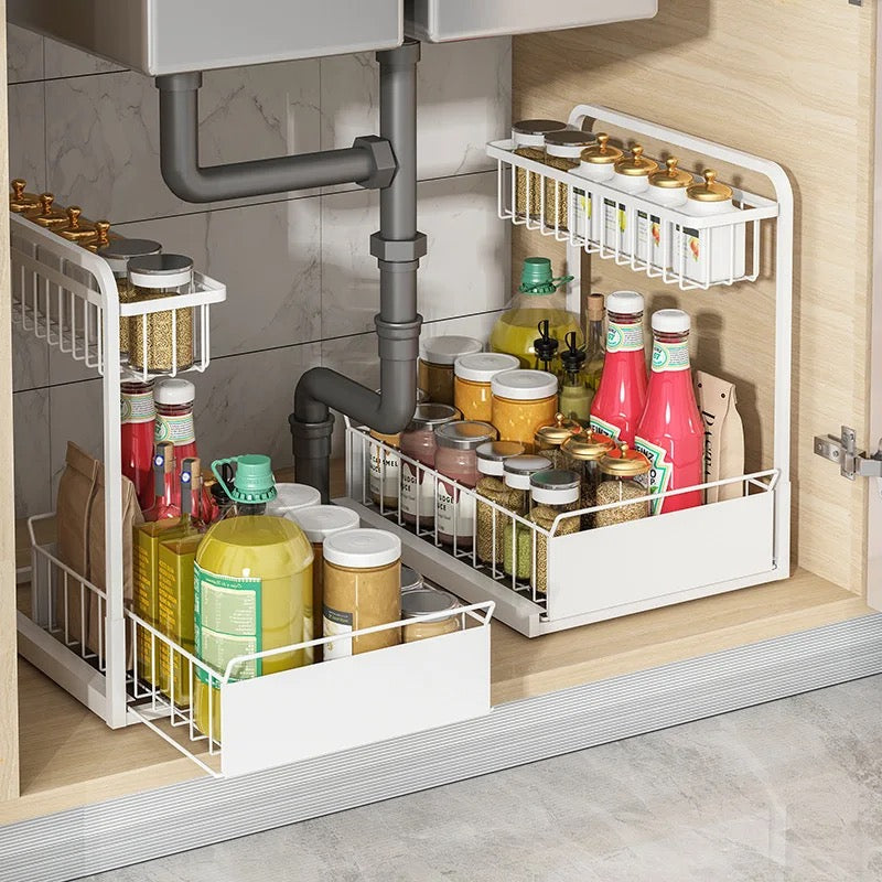 MULTI-PURPOSE RACK WITH SLIDE TRAY