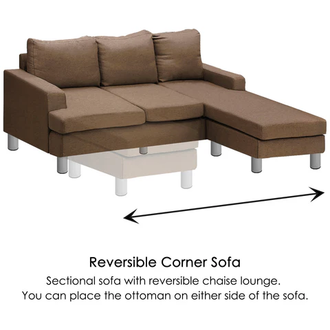 HLB REVERSIBLE CORNER SOFA (3 SEATER)