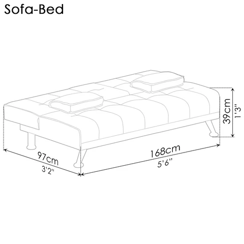 SLEEMON SOFA-BED (3 SEATER)