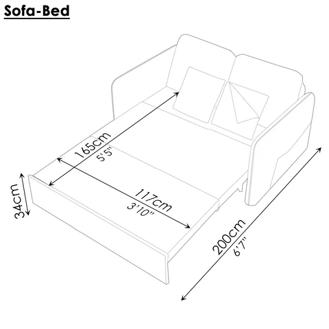 QUANU SOFA-BED (2 SEATER)