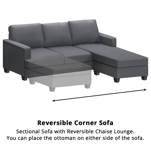 MLM REVERSILBE SOFA (3 SEATER)