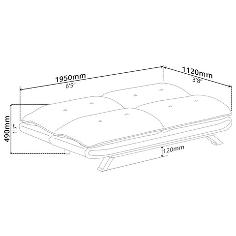 MLM SOFA-BED (3 SEATER)