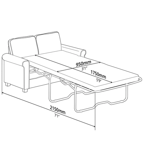 MLM SOFA-BED (2 SEATER)