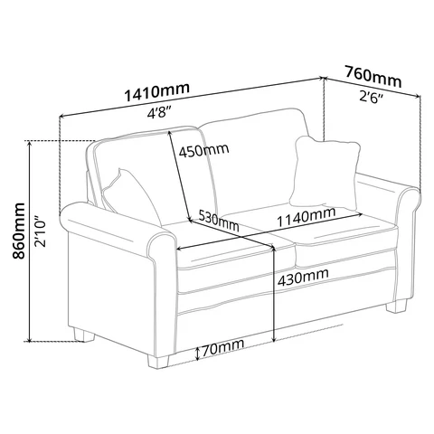 MLM SOFA-BED (2 SEATER)