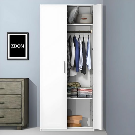 ZBOM 2 DOORS WARDROBE (MODULAR)