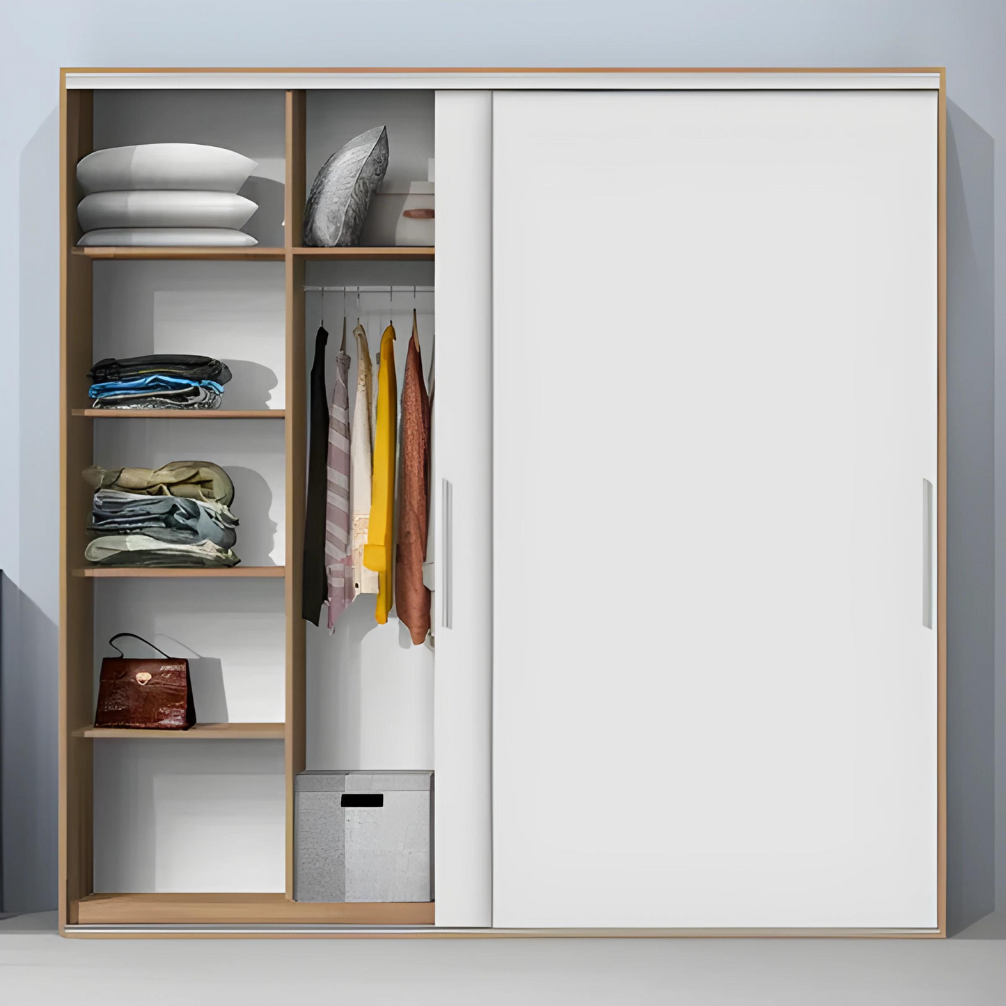 ZBOM 2 DOORS SLIDING WARDROBE