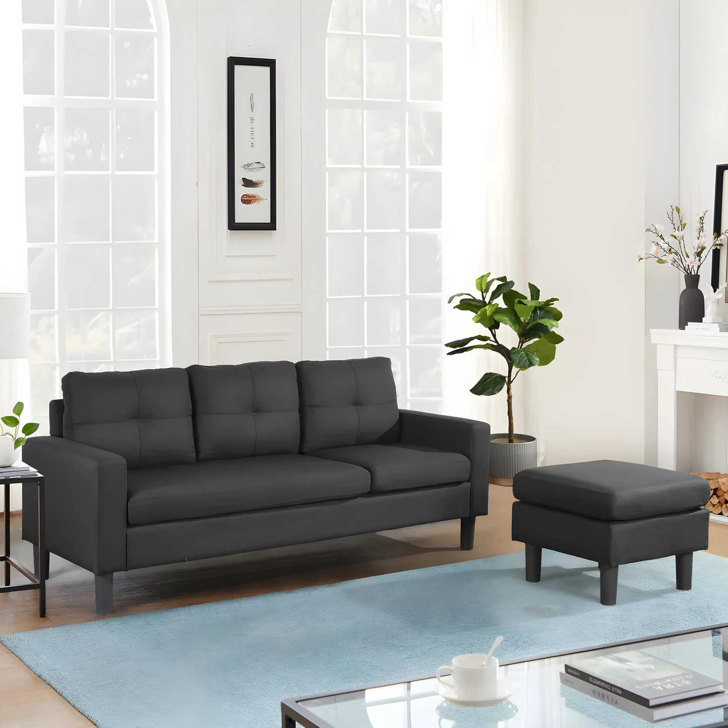 OL REVERSIBLE L-SOFA (3 SEATER)