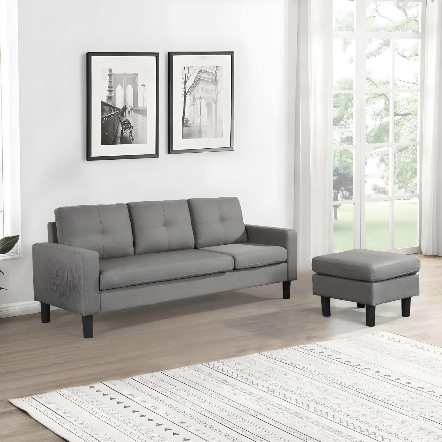 OL REVERSIBLE L-SOFA (3 SEATER)