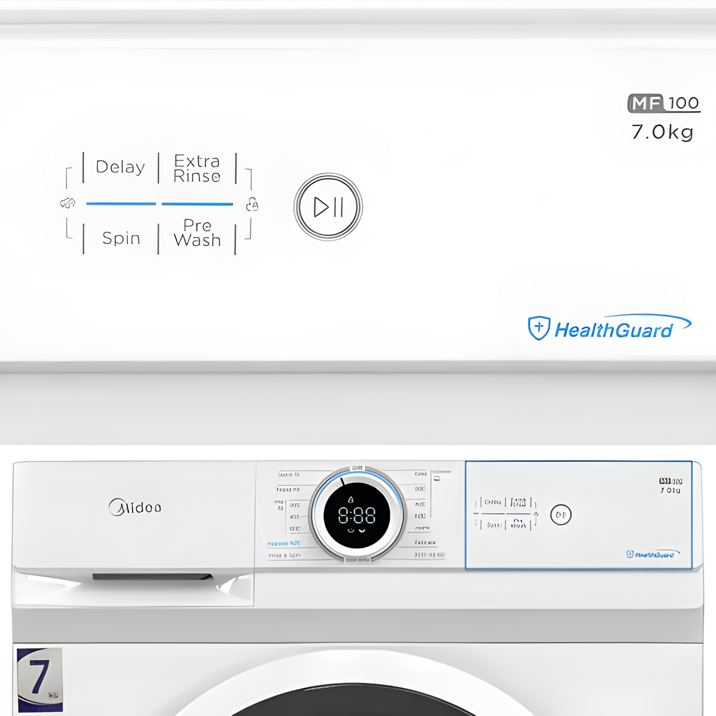 MIDEA WASHING MACHINE (7KG)